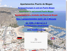 Tablet Screenshot of apartamentosmogan.com